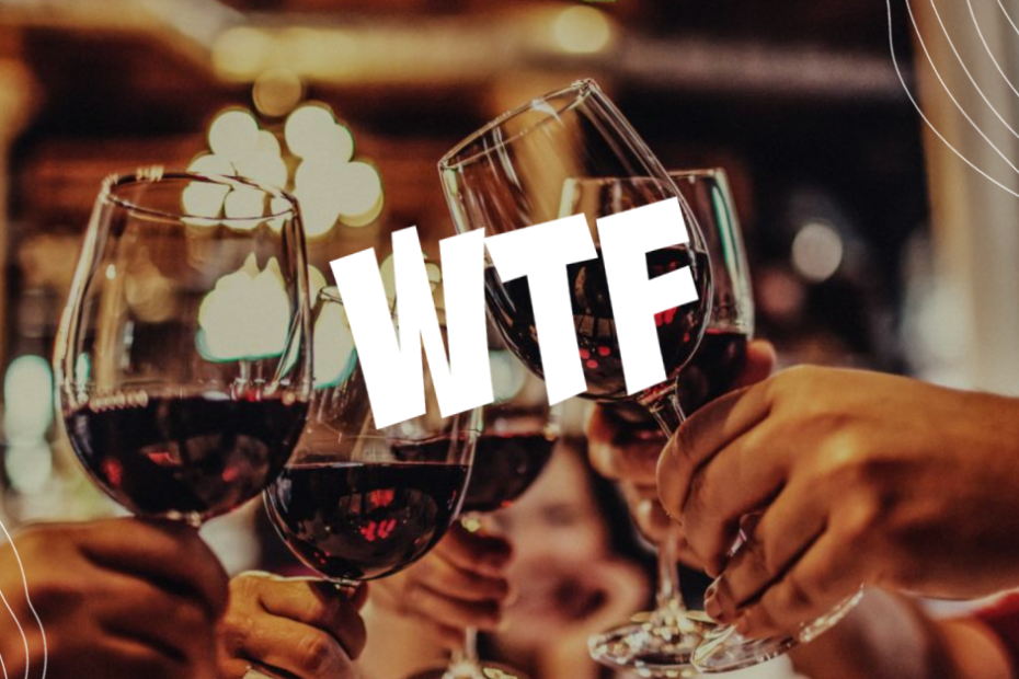 people celebrating with glasses of wine